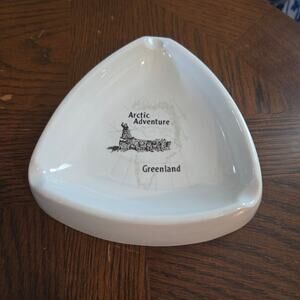 Vintage Artic Adventure Greenland Ashtray Trinket